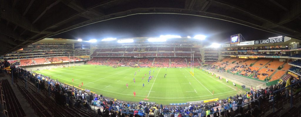 Panorama of a Rugby Pitch in South Africa