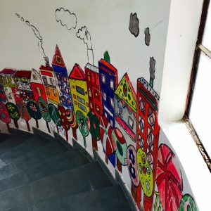 Colorful Mural in VIDYA School