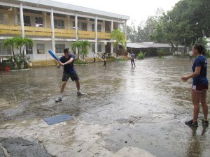 ACE Student-Athletes Playing Baseball with Vietnamese Coaches and Students