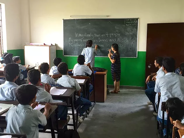 VIDYA Students Learning in Classroom