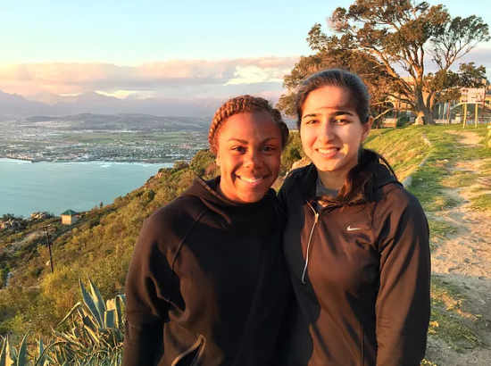 ACE Student-Athletes on Mountainous Overlook