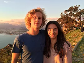 ACE Student-Athletes on Mountainous Overlook