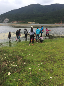 ACE in China Group and CERS Children Exploring the Wetlands