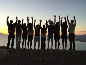 ACE Group shot sunset