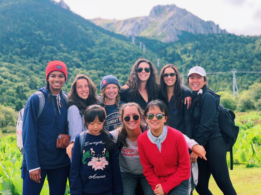 group of students smiling