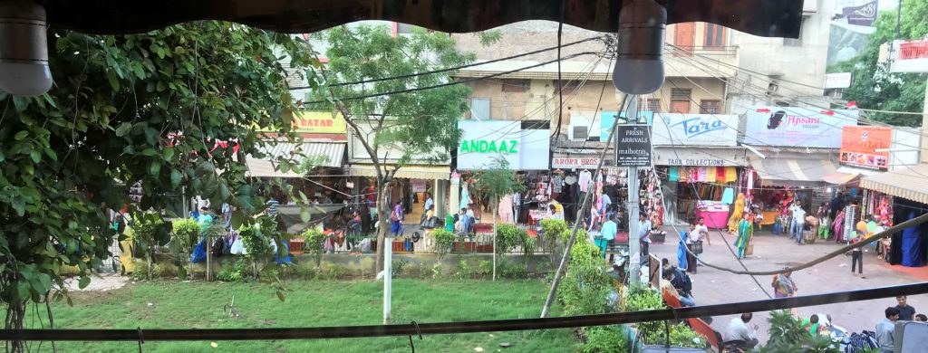 street filled with markets and shops