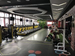 view inside gym