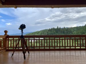 balcony of mountainous overlook