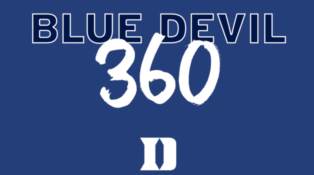 Blue Devil 360 podcast graphic