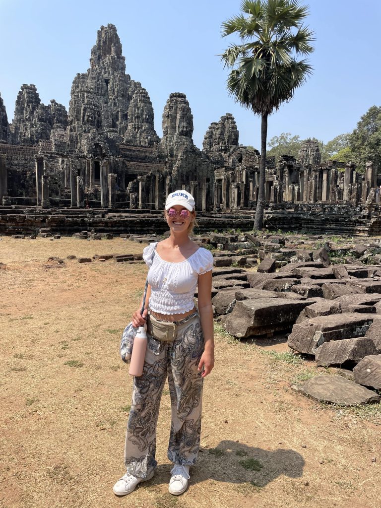 alumni at Angkor Wat in Cambodia