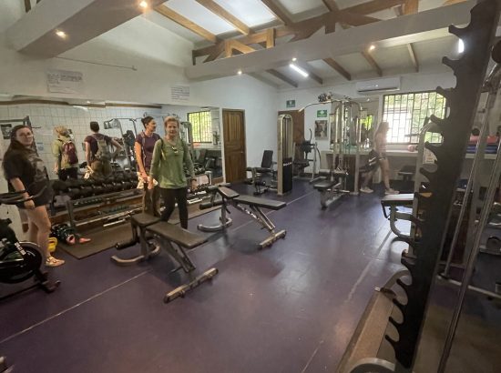 Photo of gym equipment in Costa Rica