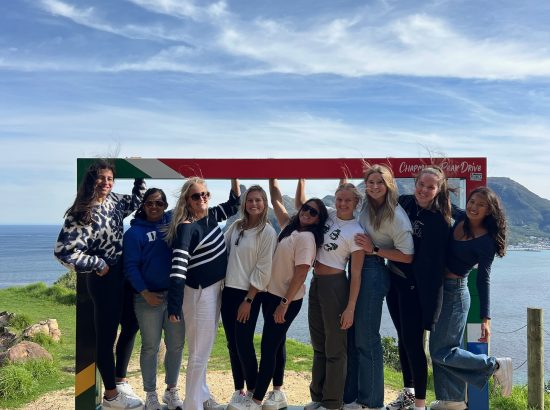 group photo of students in South Africa