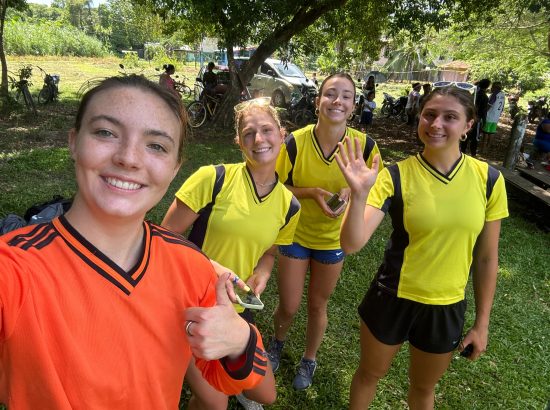 students at soccer tournament in Costa Rica