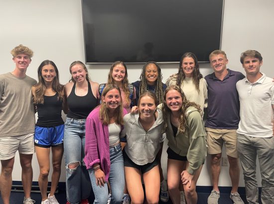 group of students smiling together