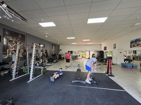 students in gym